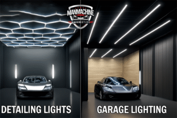 Detailing Lights vs. Regular Garage Lighting