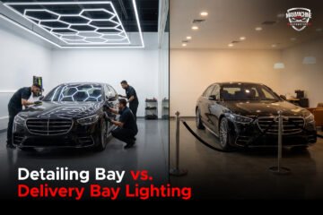 Detailing Bay vs Delivery Bay Lighting -What you need to know